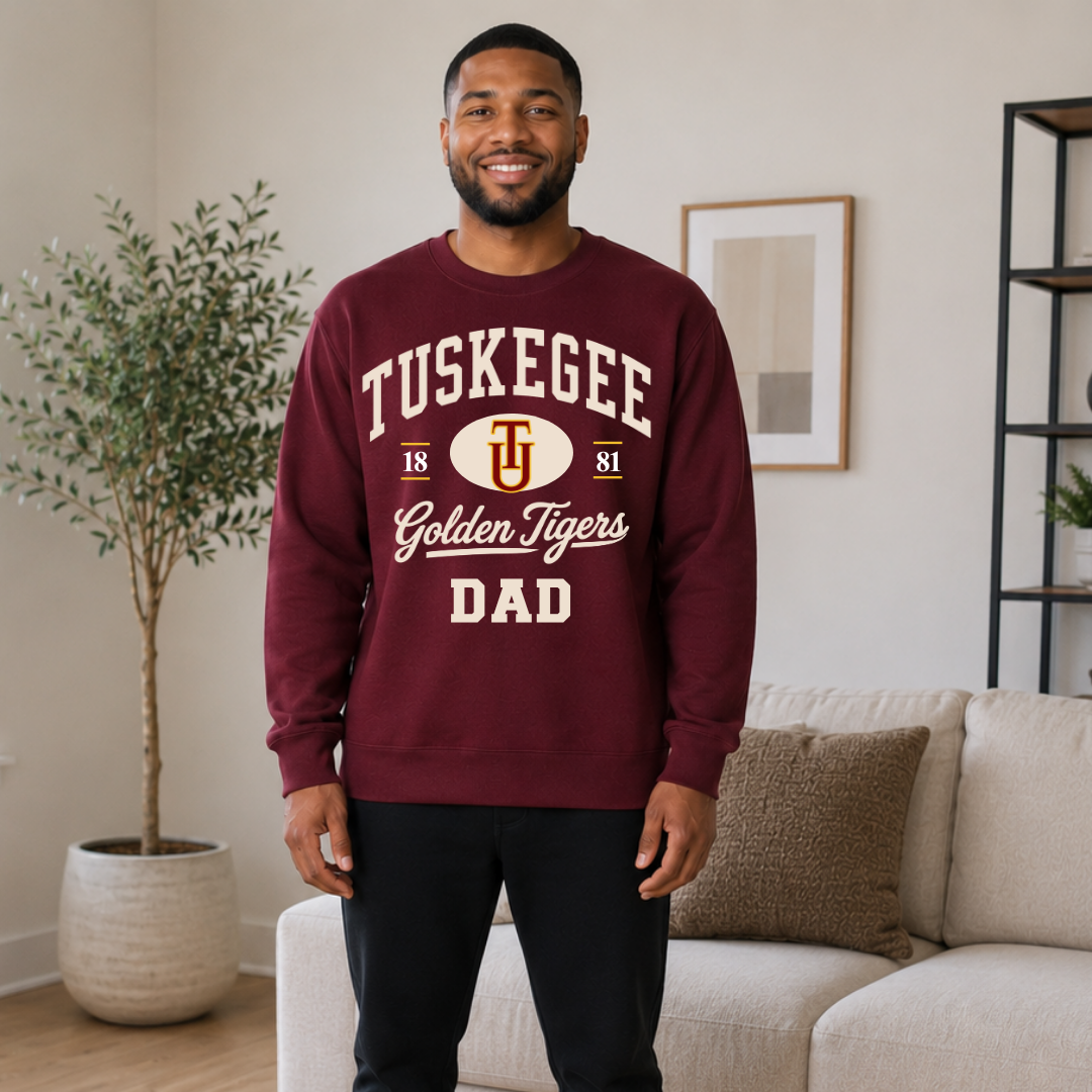 Tuskegee University Retro 1881 Oval Badge | HBCU Legacy Family Apparel