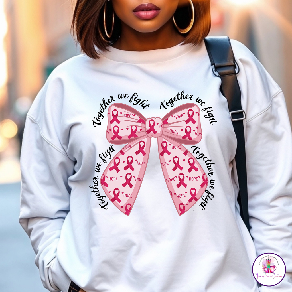 Stronger Together Supporter Bundle Breast Cancer Awareness Shirts Sweatshirts and Mugs
