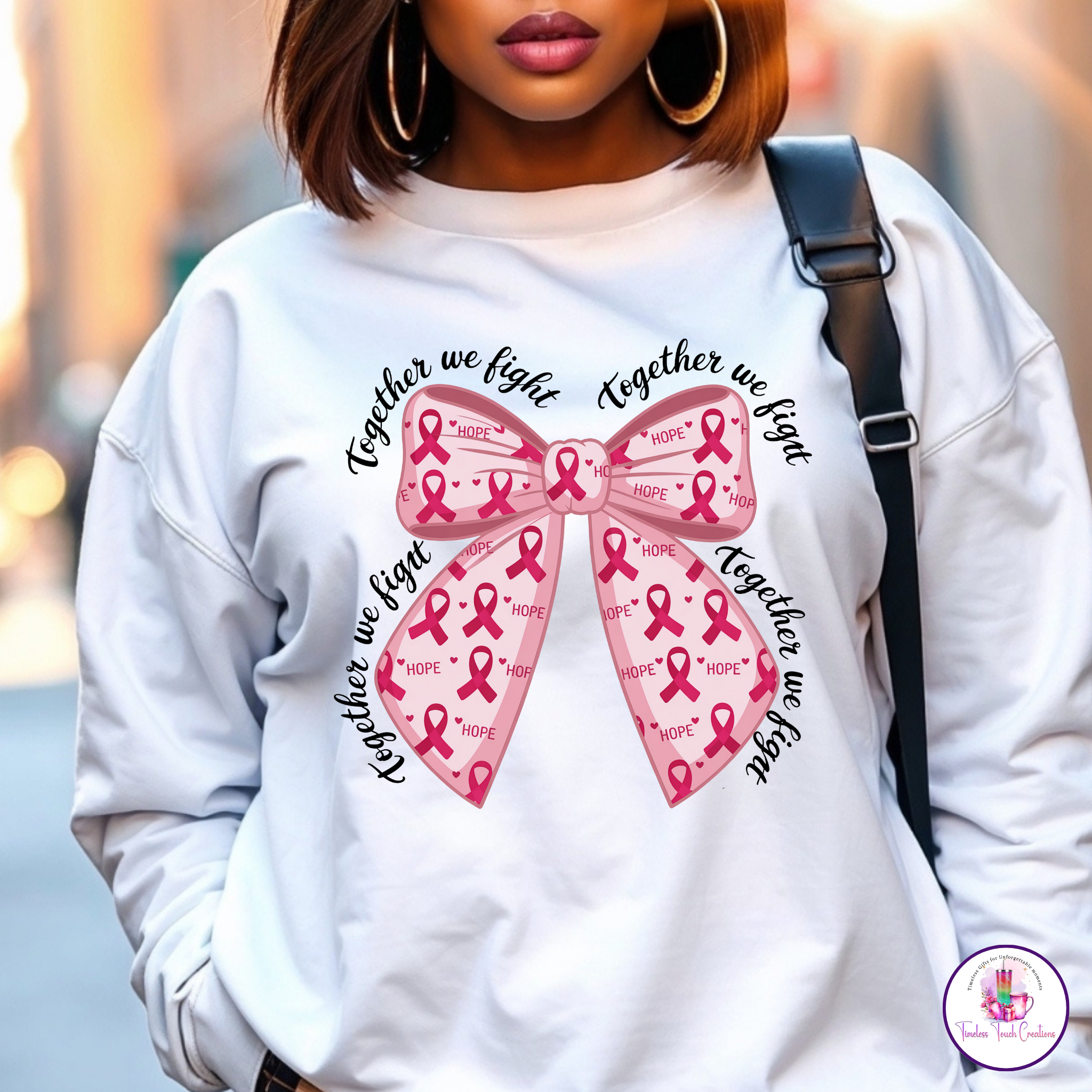Stronger Together Supporter Bundle Breast Cancer Awareness Shirts Sweatshirts and Mugs