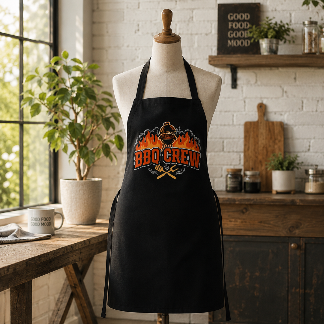 BBQ Crew Apron | Bold Grilling Apron for Him