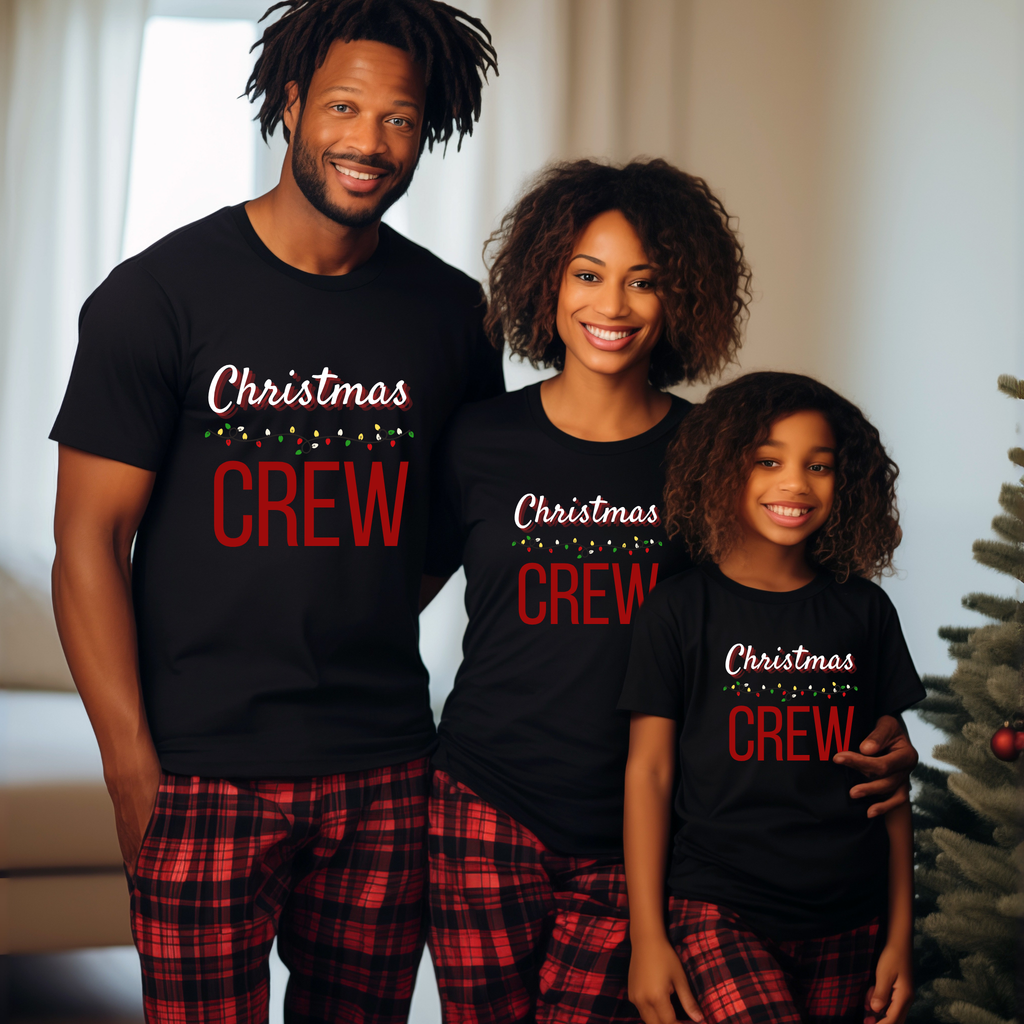 Family Christmas Shirt Christmas Crew Matching Holiday Outfit