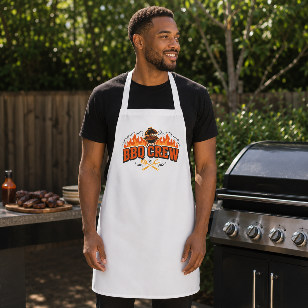 BBQ Crew Apron | Bold Grilling Apron for Him
