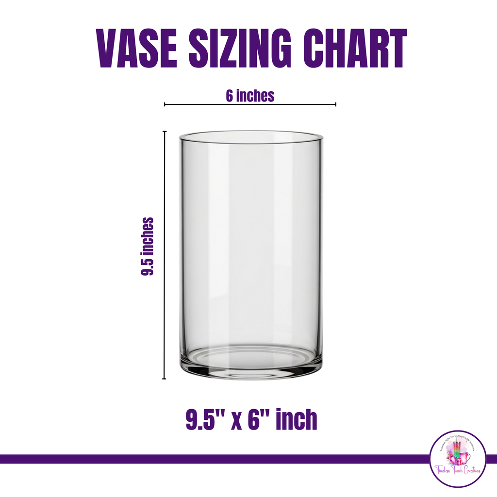 Custom Holiday Family Glass Vase Personalized Name Gift for Home Decor