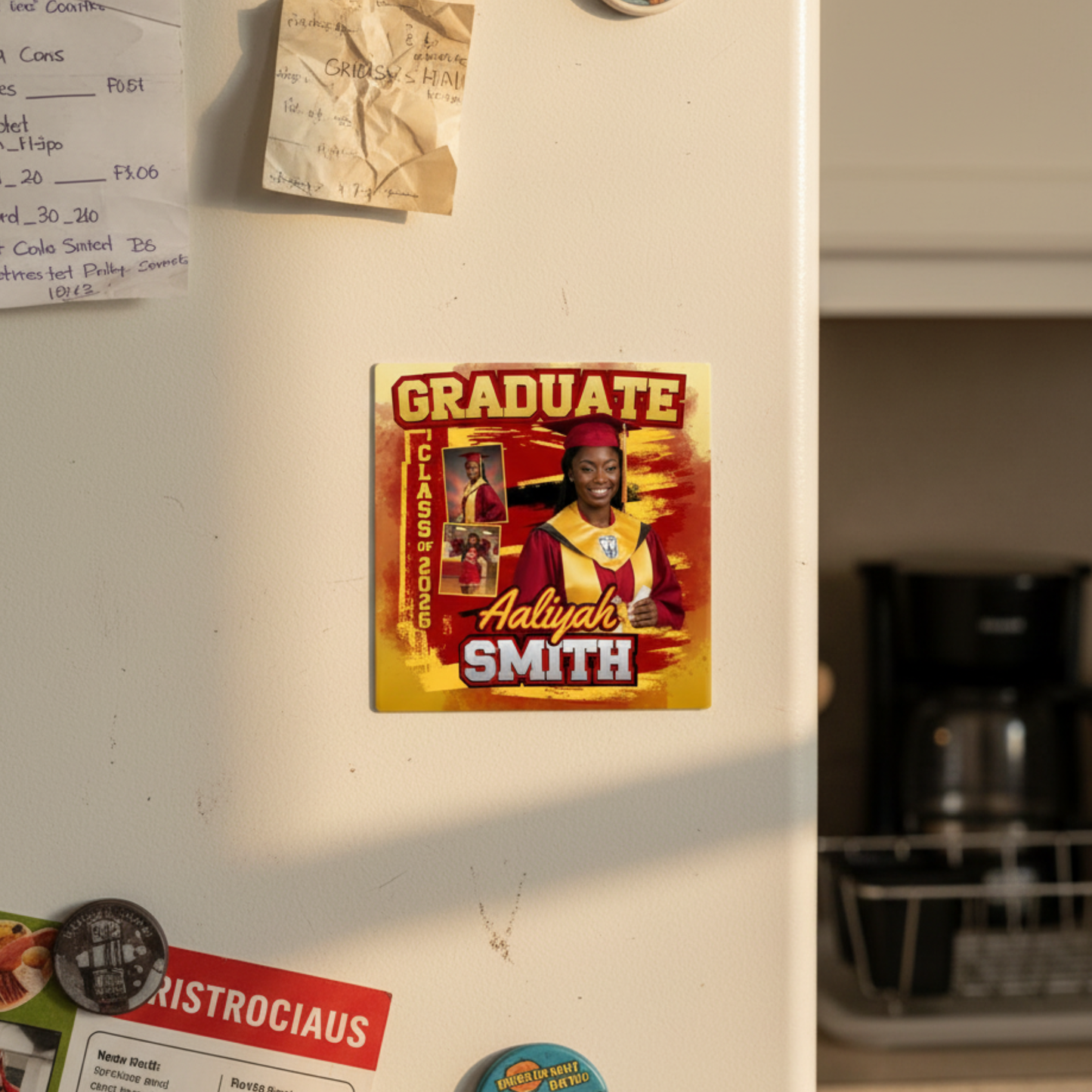 Personalized Graduation Magnets | Senior Gift Set of 6
