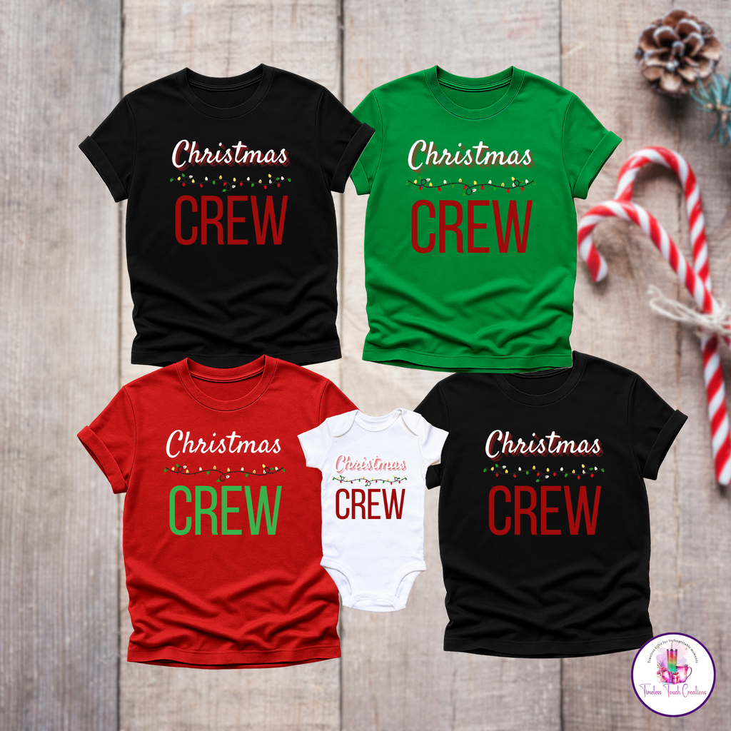 Family Christmas Shirt Christmas Crew Matching Holiday Outfit