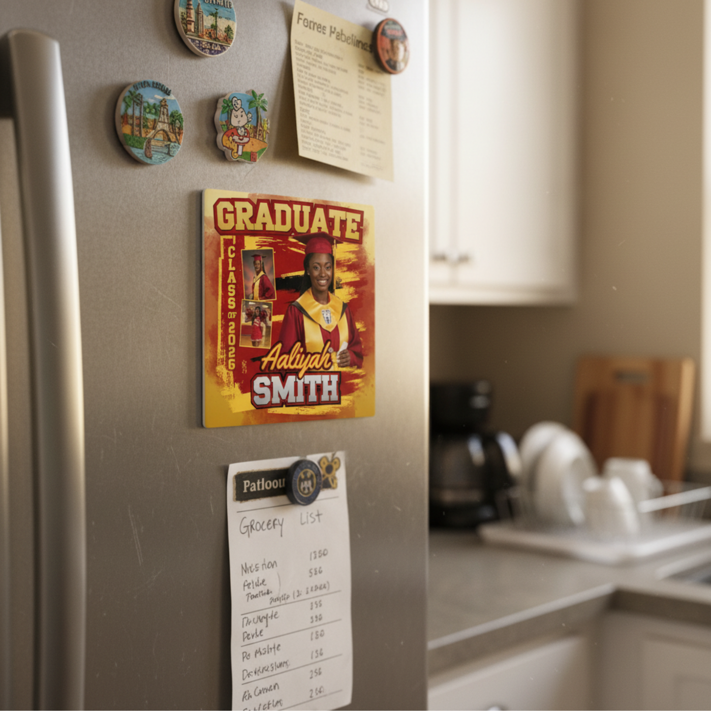 Personalized Graduation Magnets | Senior Gift Set of 6