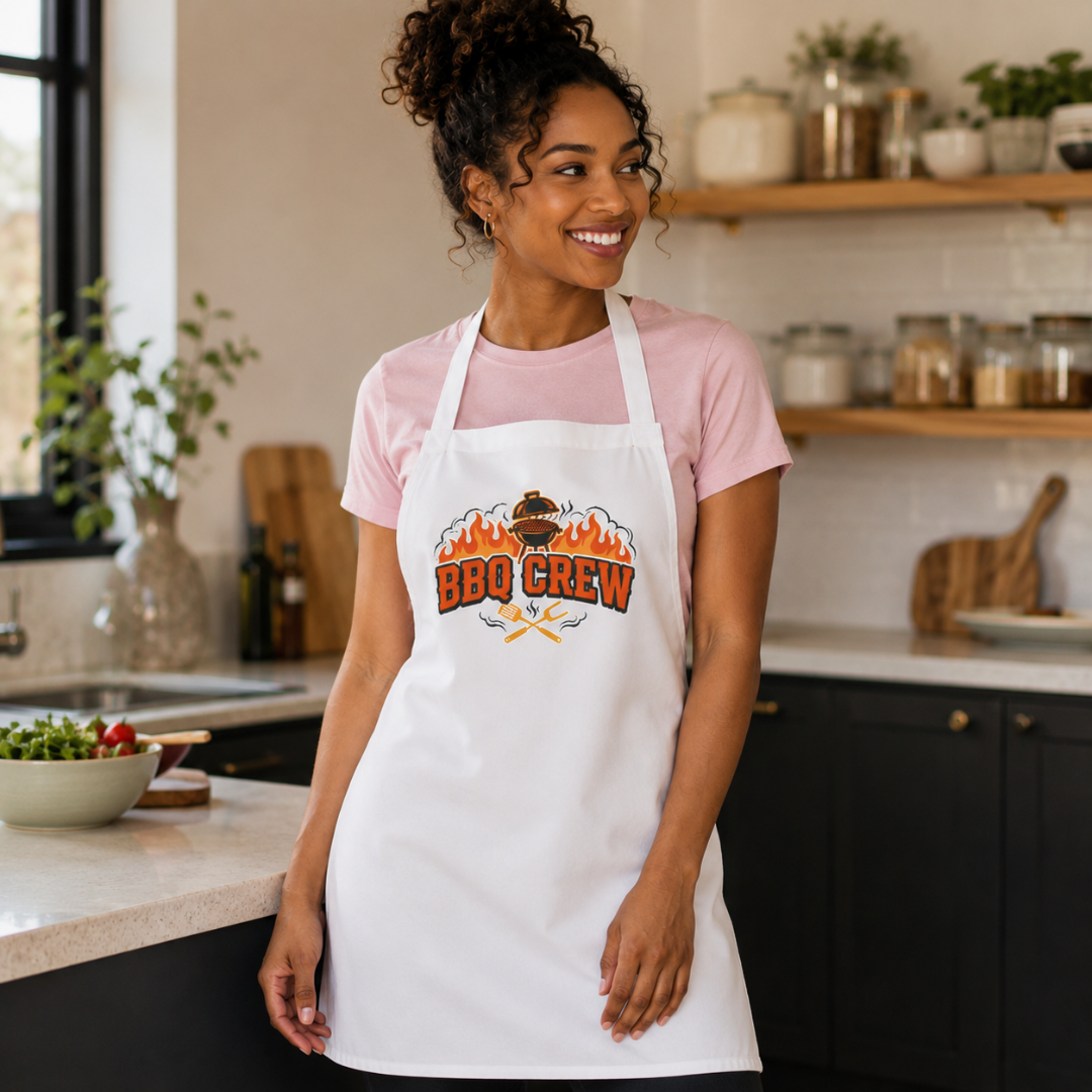 BBQ Crew Apron | Bold Grilling Apron for Him