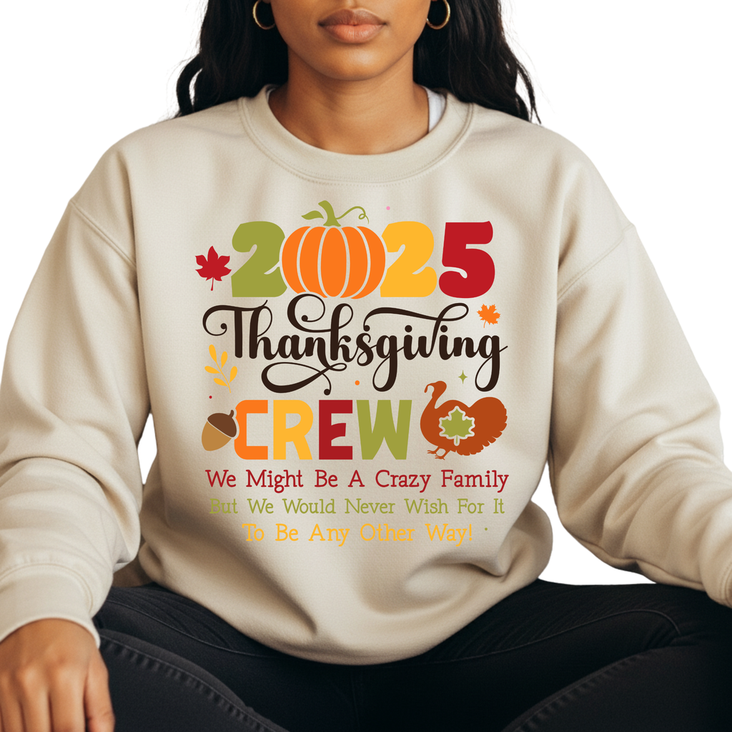 Thanksgiving Crew Bundle | 2025 Family Matching Shirts and Sweatshirts | Fall Family Outfit