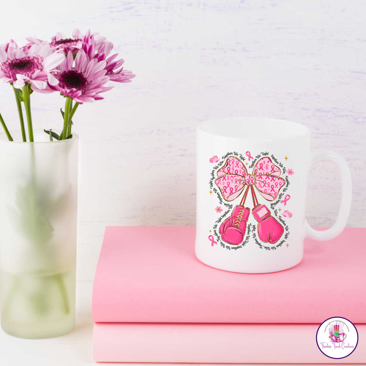 Stronger Together Supporter Bundle Breast Cancer Awareness Shirts Sweatshirts and Mugs