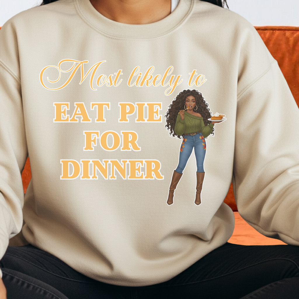 Funny Thanksgiving Shirt | Most Likely To Collection for Family and Friendsgiving | Gildan Softstyle Tee
