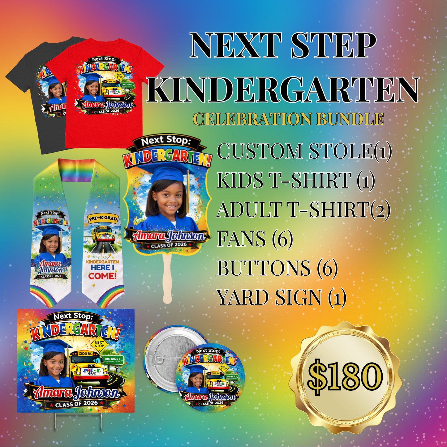 Kindergarten Graduation Celebration Bundle – Complete Set