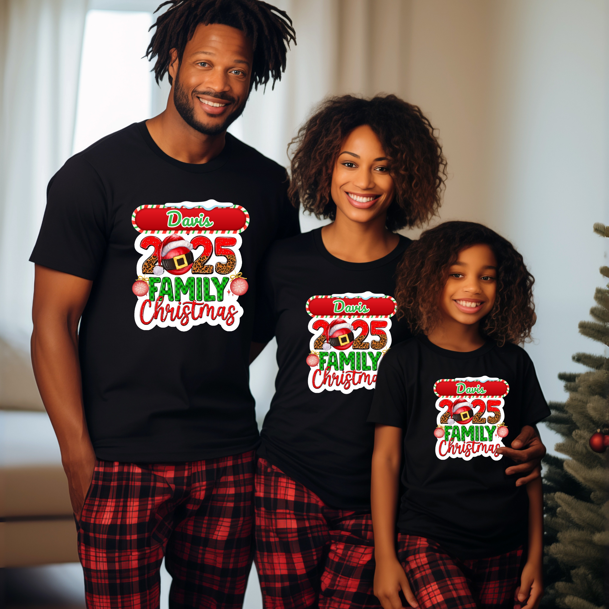 Personalized Family Christmas Shirt, Matching Holiday Outfit for 2025