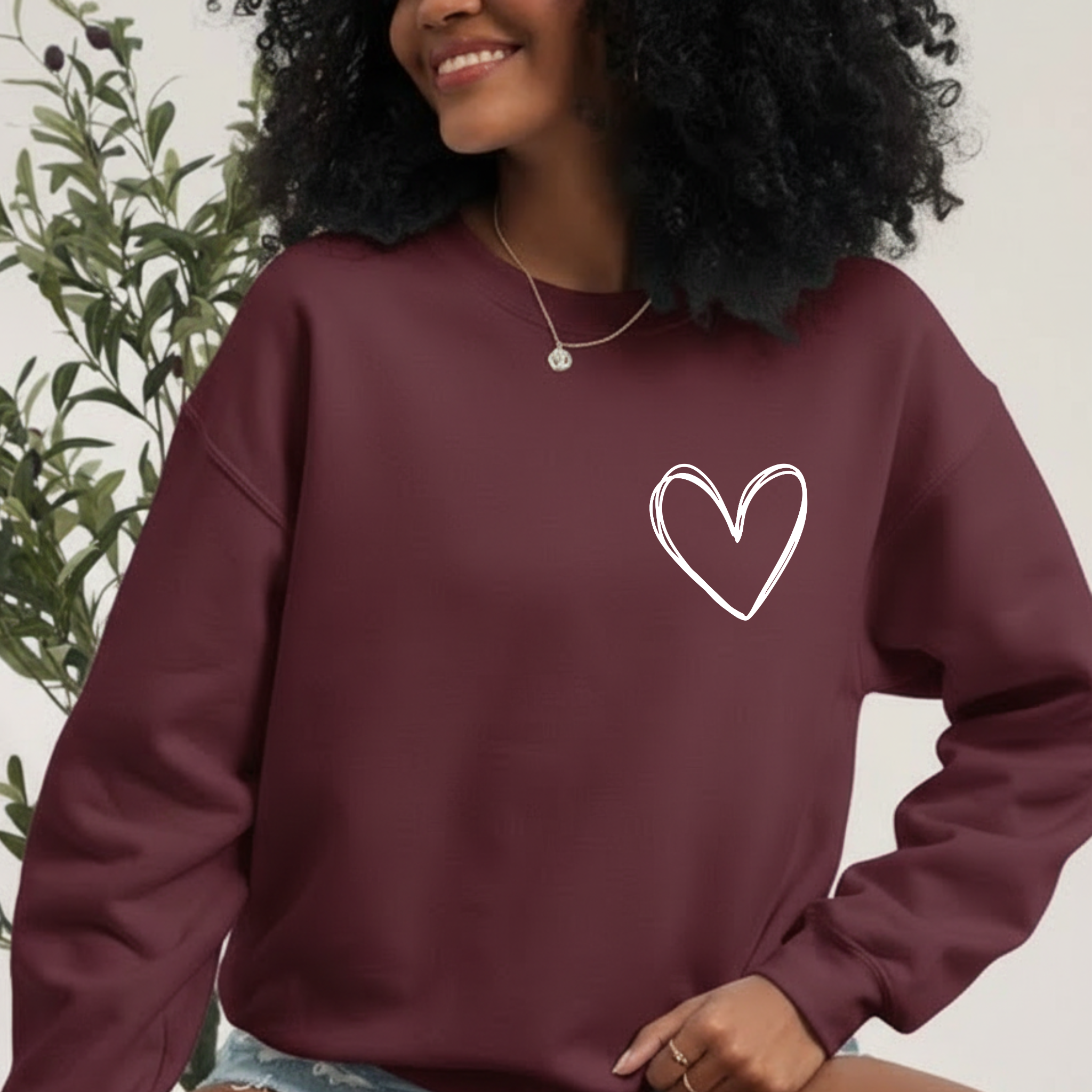 Valentines Heart Sweatshirt