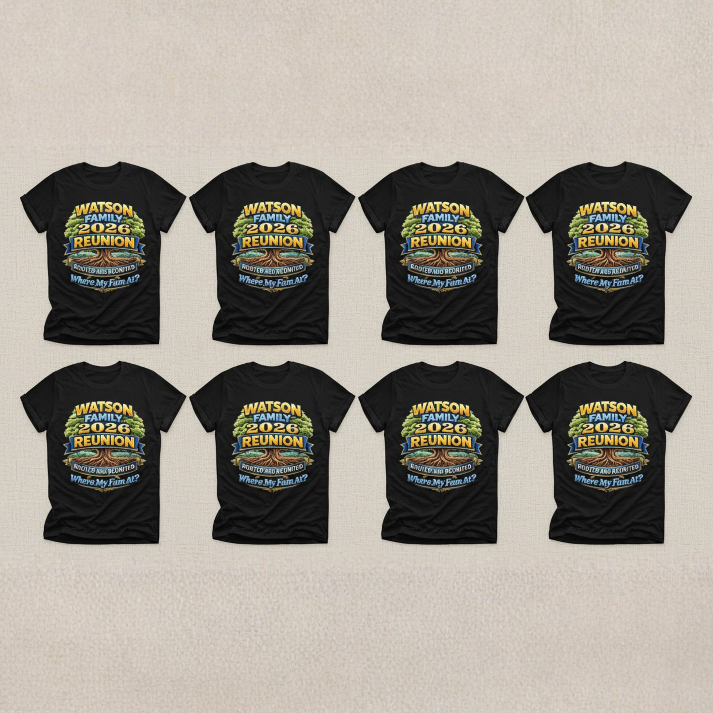 Custom Family Reunion Shirts | Personalized Group Tees