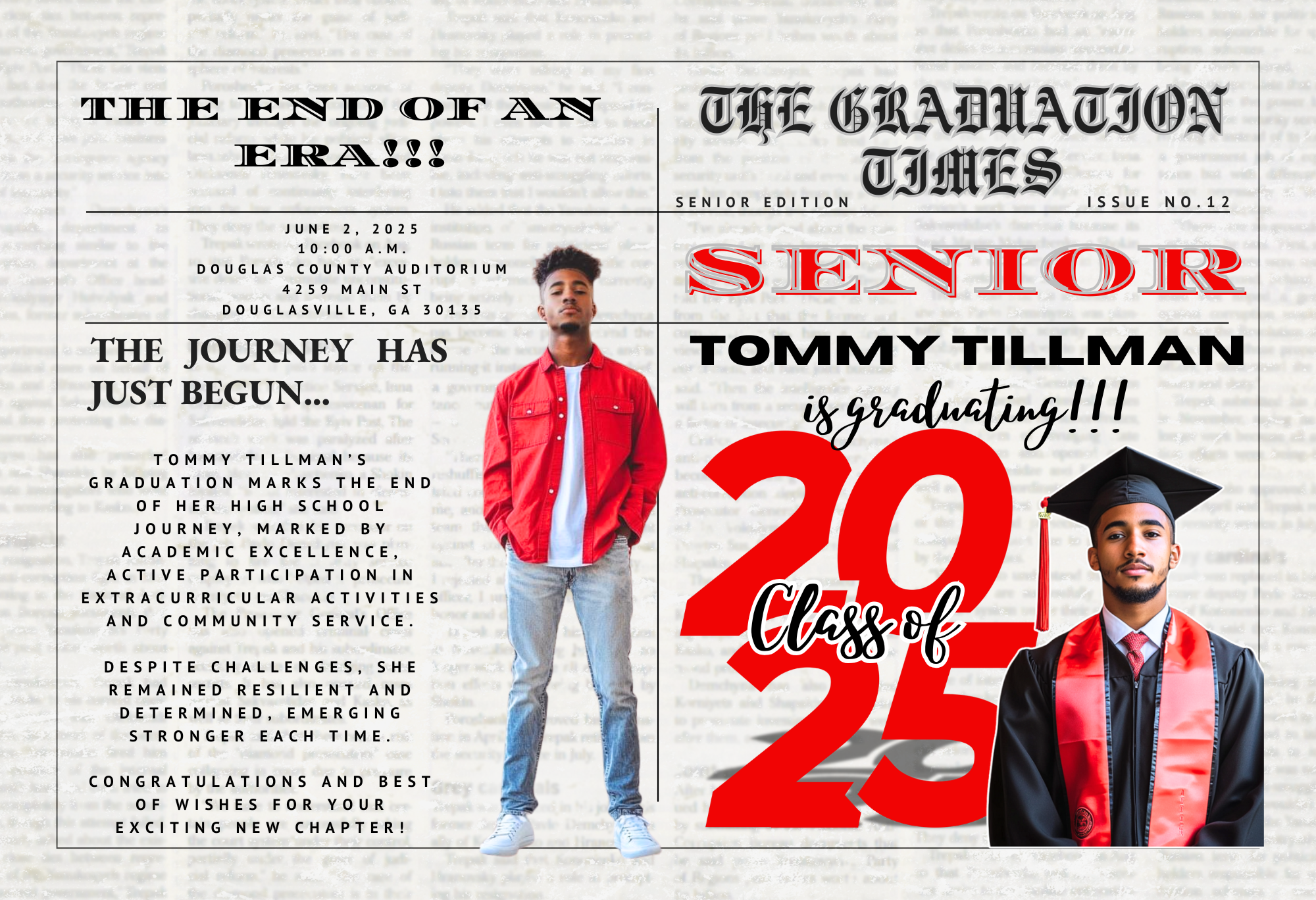 Graduation Newspaper