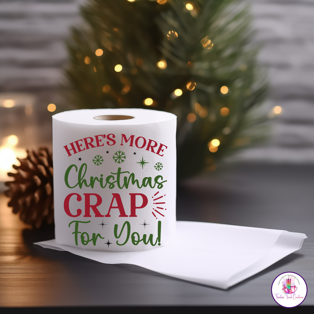Funny Christmas Toilet Paper Gift | Holiday Gag Gift for White Elephant Parties
