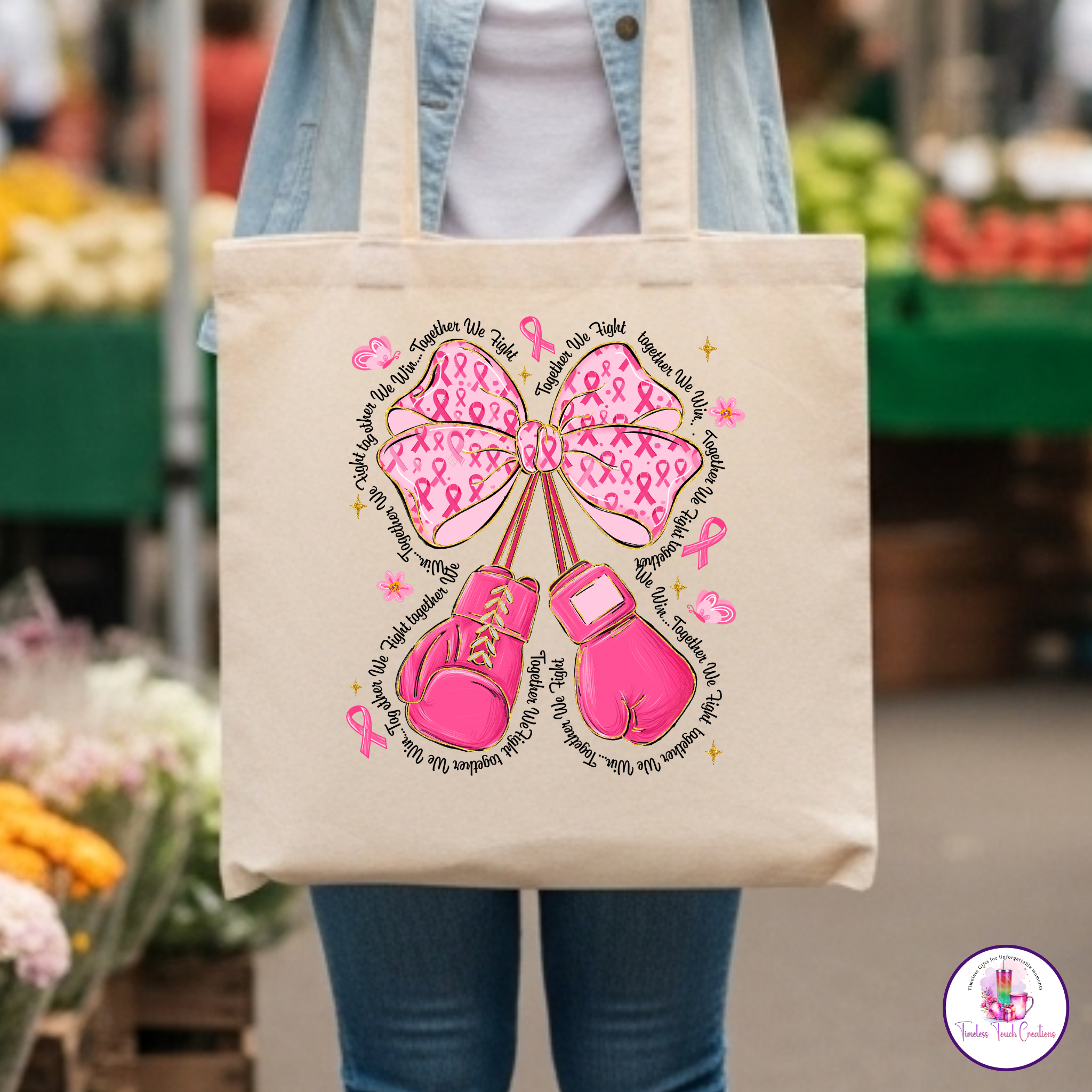 Stronger Together Supporter Bundle Breast Cancer Awareness Shirts Sweatshirts and Mugs