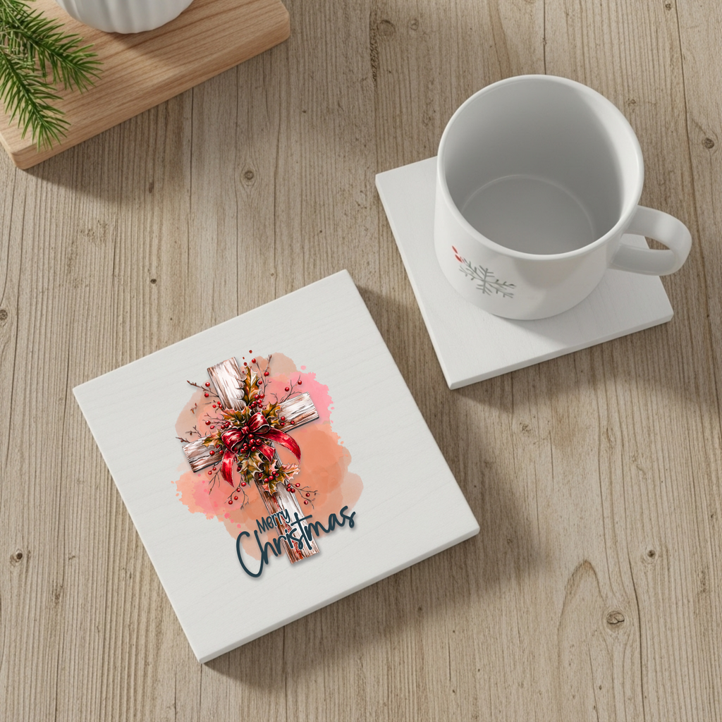 Merry Christmas Cross Holiday Collection Kitchen and Home Decor Gift Set