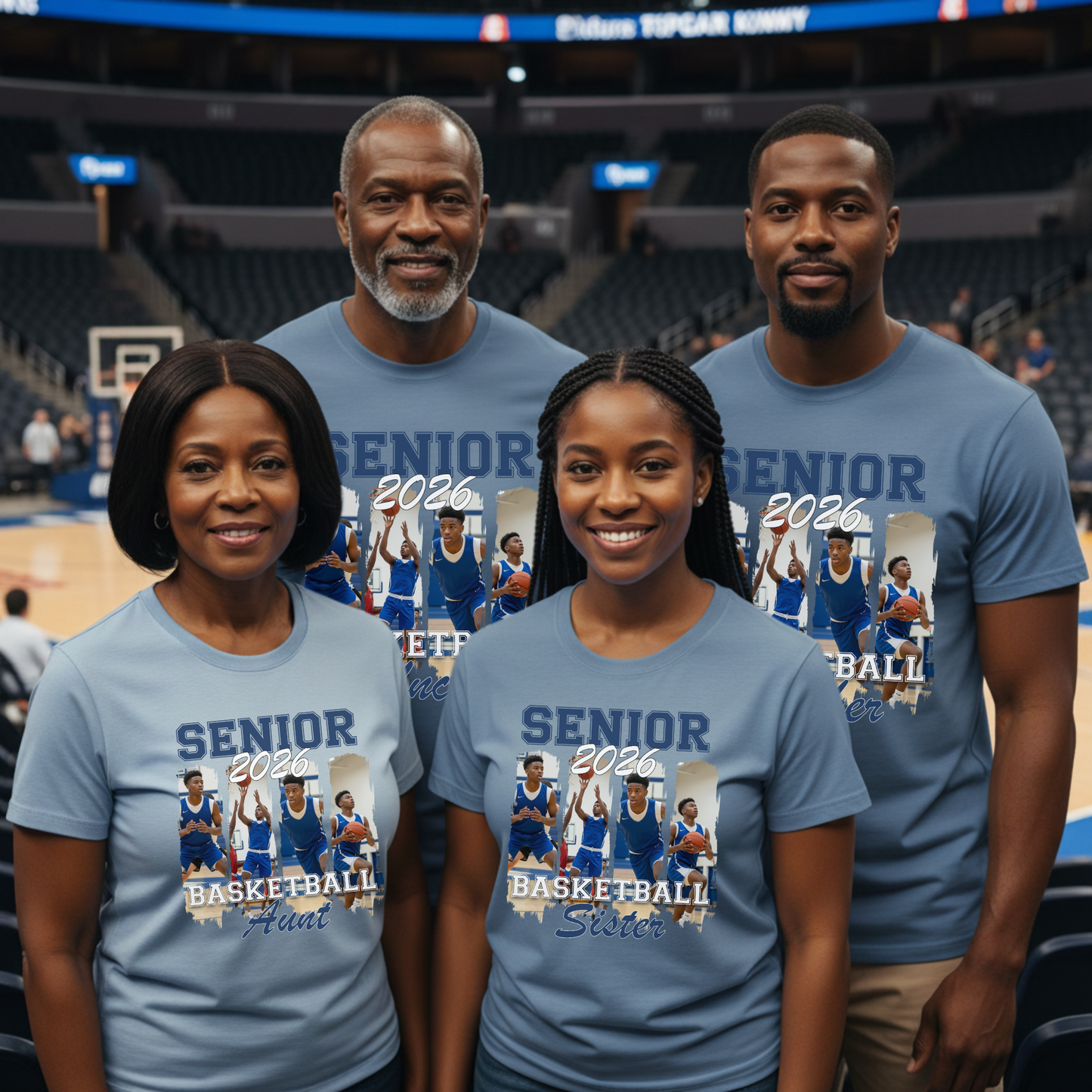 Senior 2026 Family Shirt Basketball Graduation Shirt