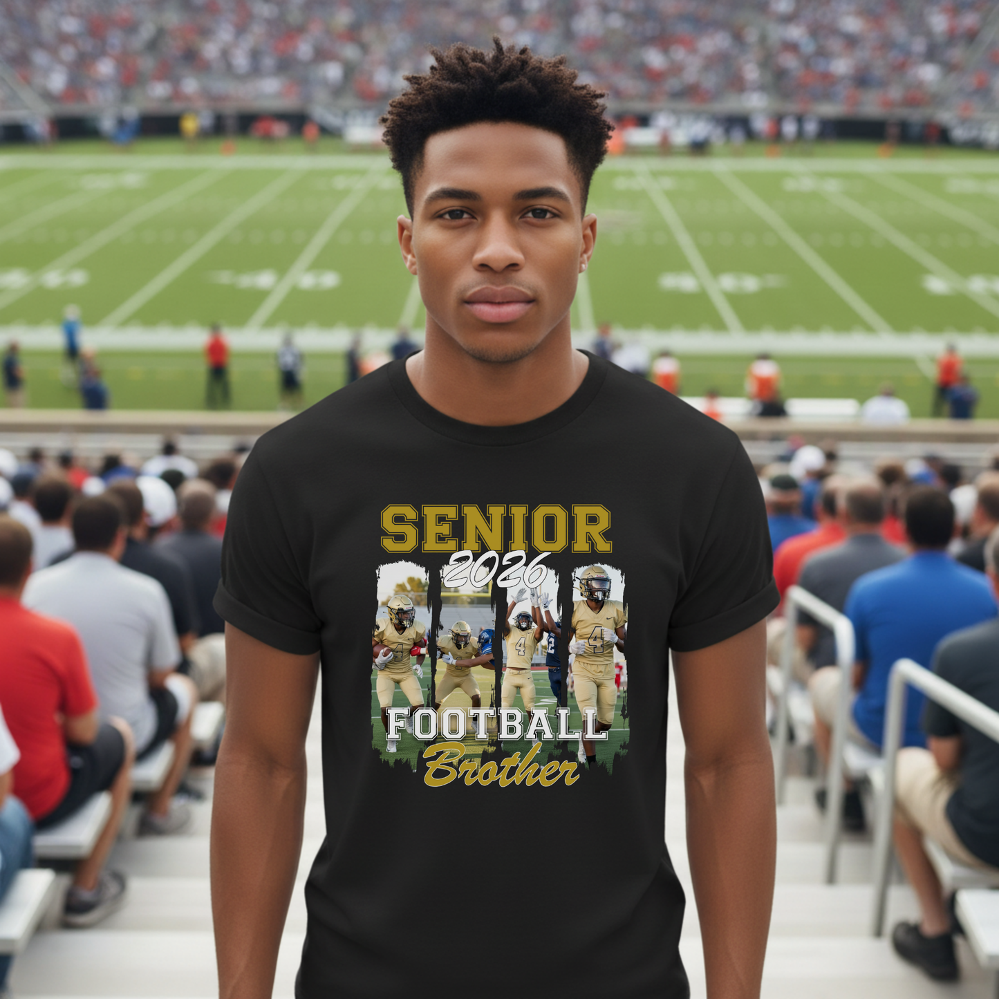 Senior 2026 Family Shirt Football Graduation Shirt