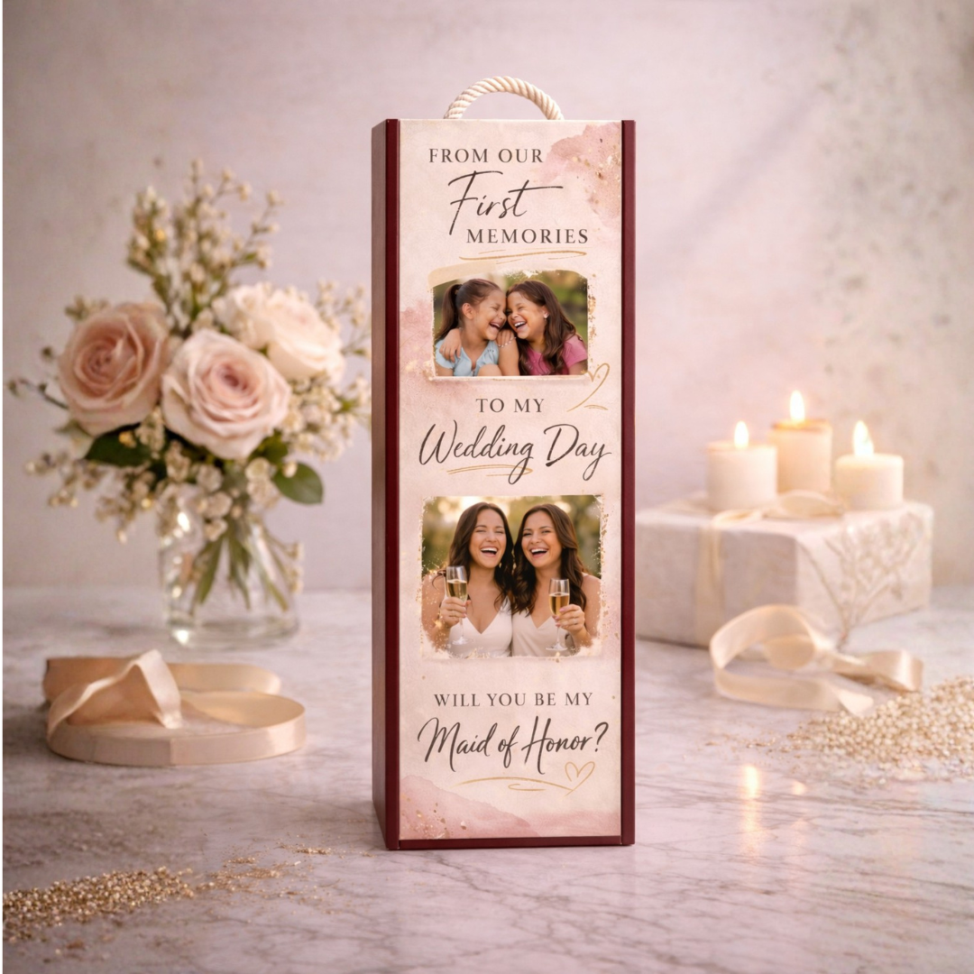 Personalized Maid of Honor Proposal Box | Keepsake Gift