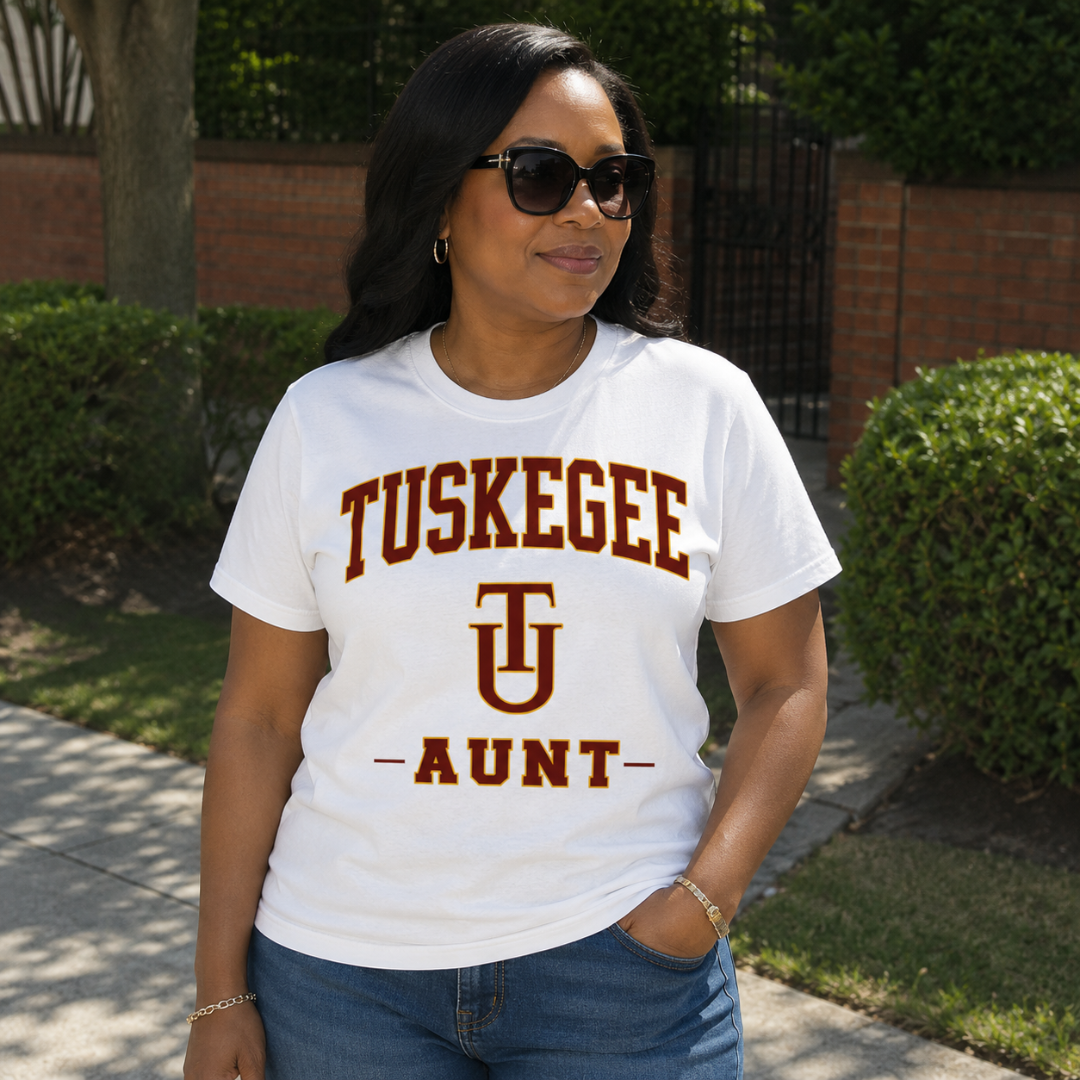Tuskegee University Family Spirit Tee | HBCU School Monogram Apparel
