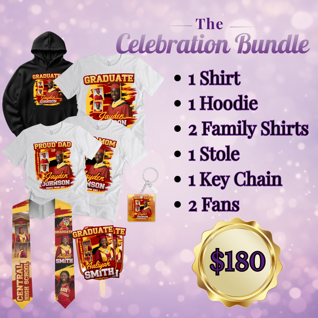 Graduation Celebration Bundle Apparel & Keepsake Set