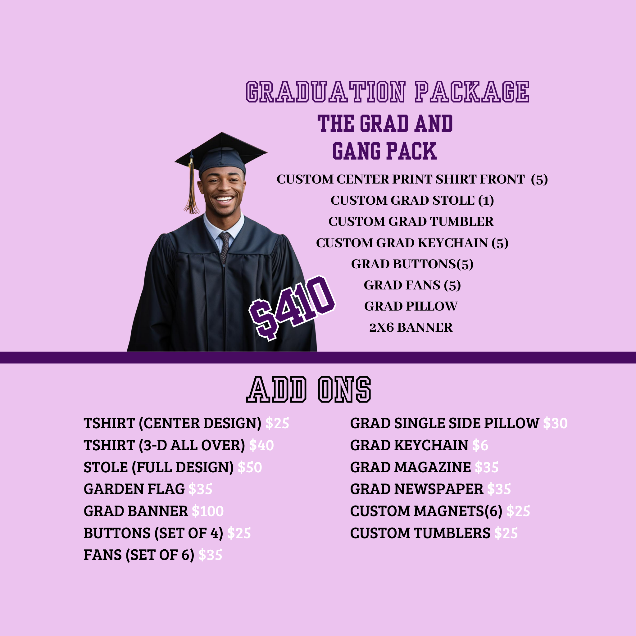 Grad and Gang Graduation Celebration Bundle