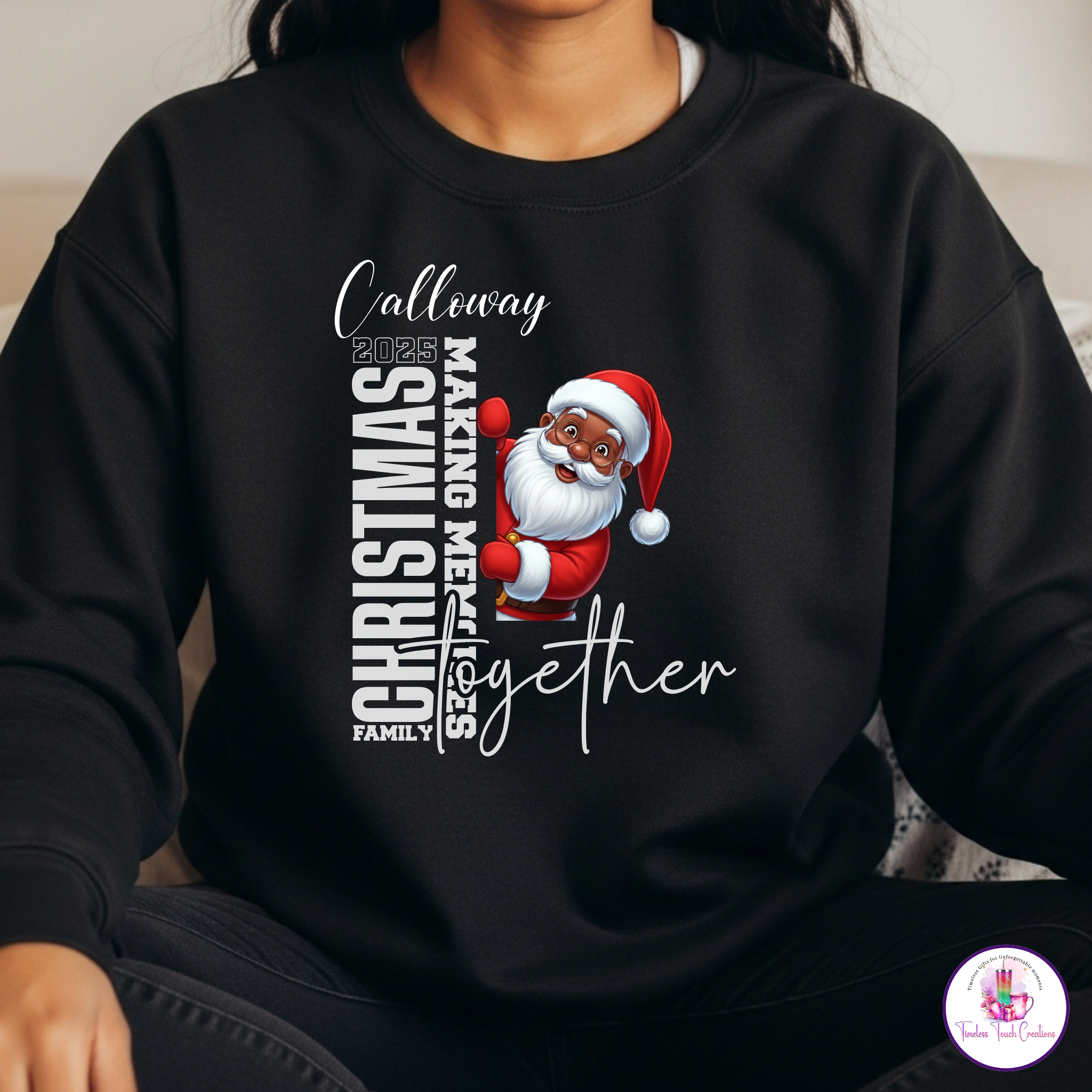 Family Christmas Shirt | Matching Holiday Shirts, Personalized Santa Family Shirt, Christmas Outfit for Family, Holiday Pajama Top, Christmas Gift Shirt