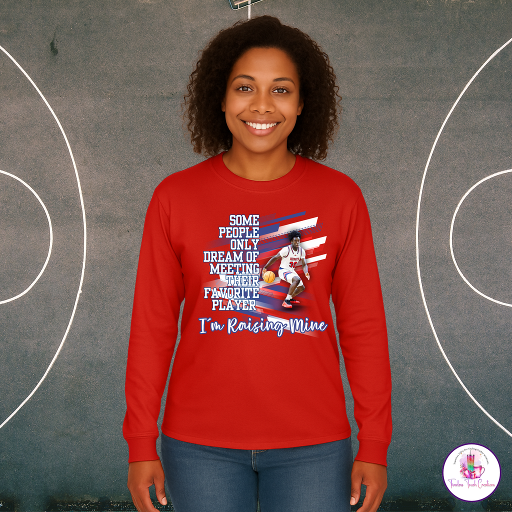 I Am Raising Mine Sports Mom & Dad Shirt, Custom Gildan T-Shirt, Sweatshirt, or Hoodie, Game Day Outfit for Proud Sports Moms and Dads, Sizes S-3XL