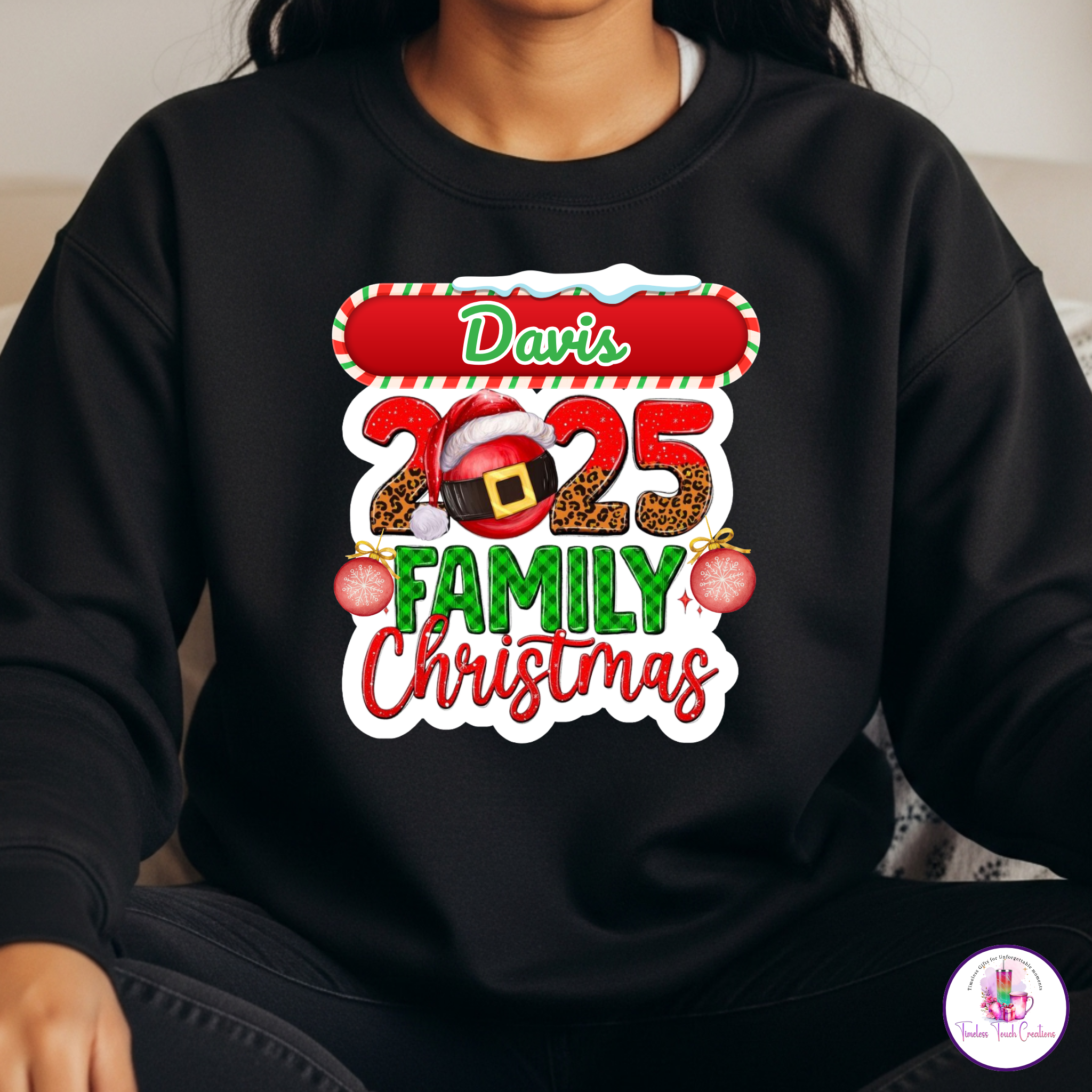 Personalized Family Christmas Shirt, Matching Holiday Outfit for 2025