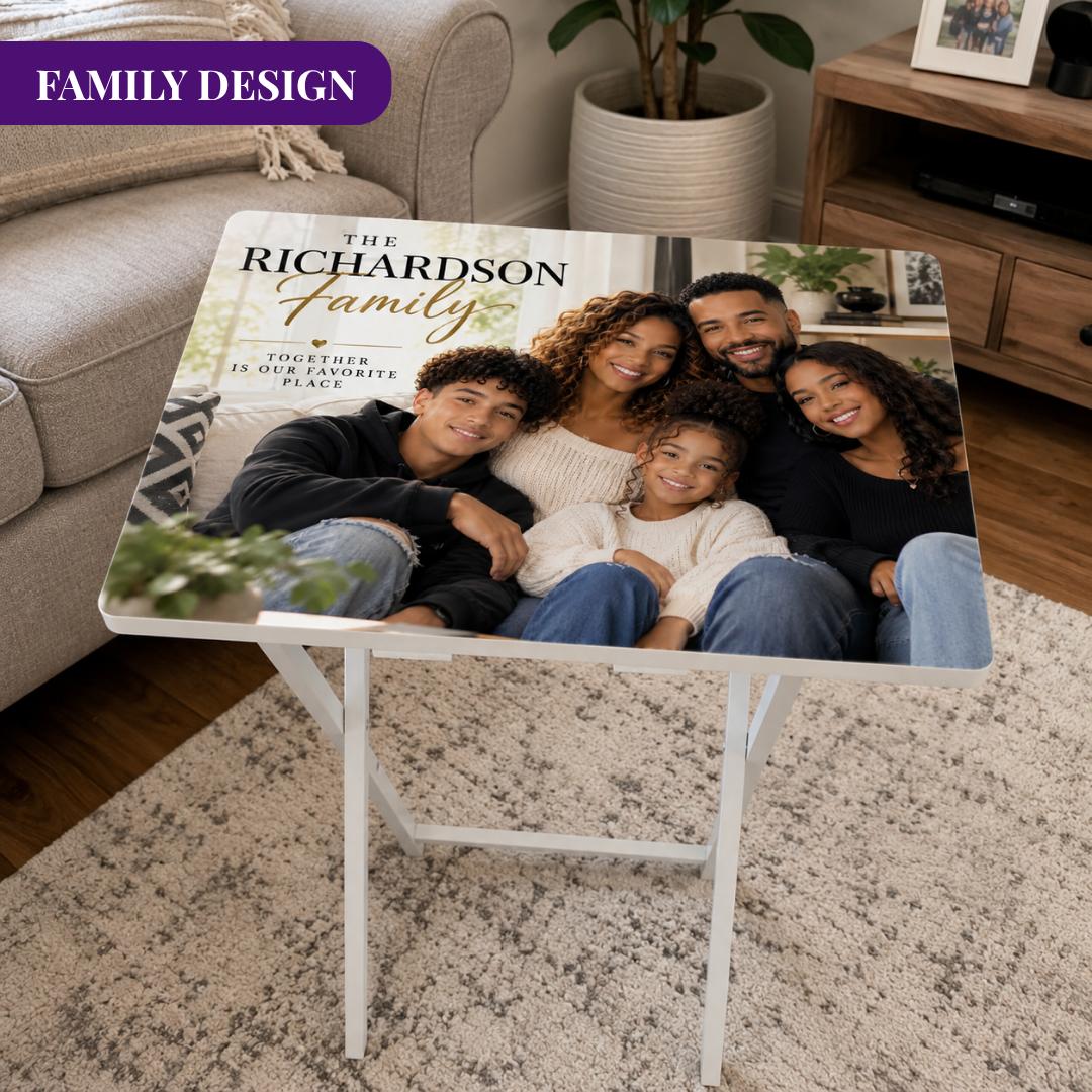 Custom TV Tray Table | Graduation Wedding Anniversary Gift