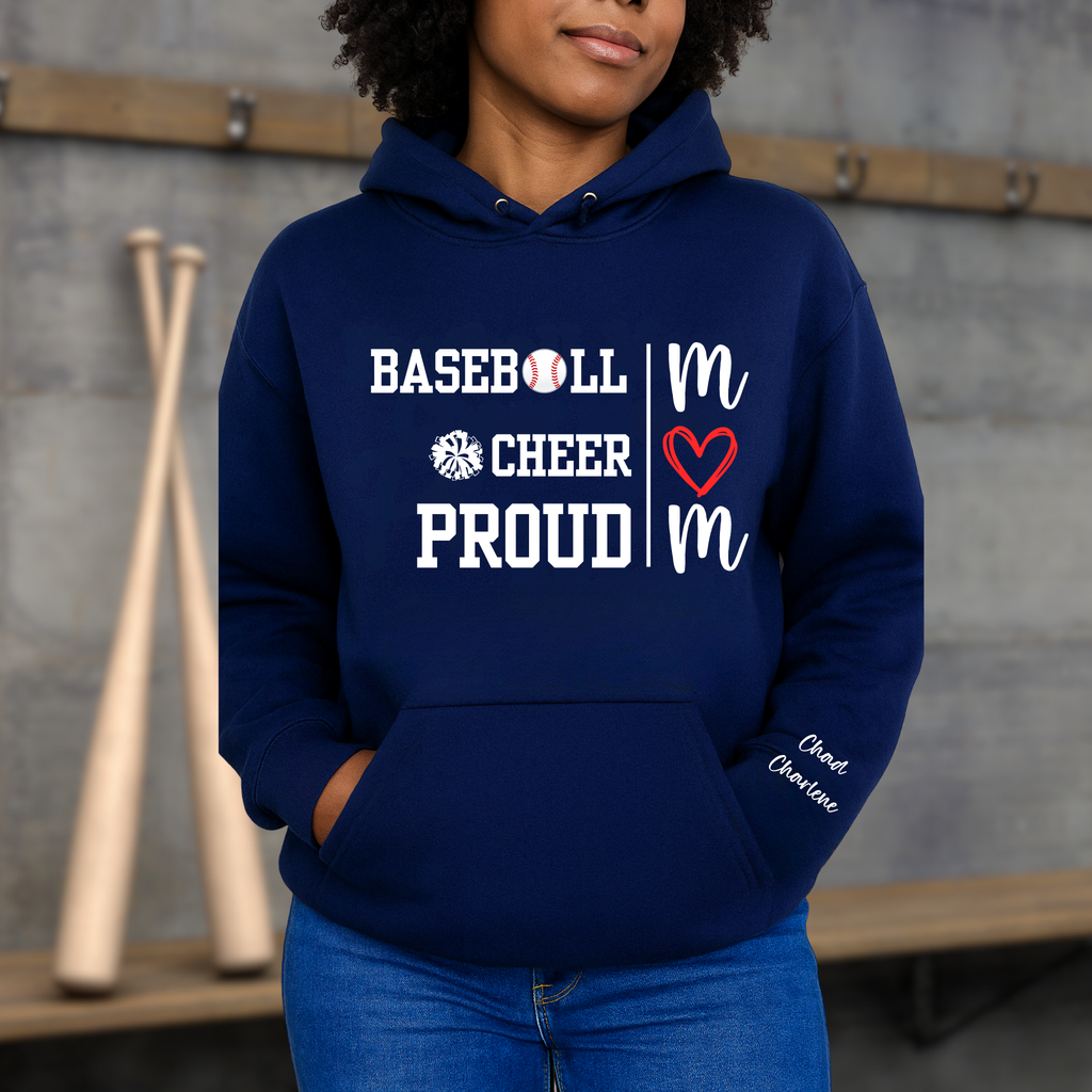 Custom Sports Mom or Dad Shirt Gildan T Shirt Long Sleeve Crewneck Sweatshirt and Hoodie