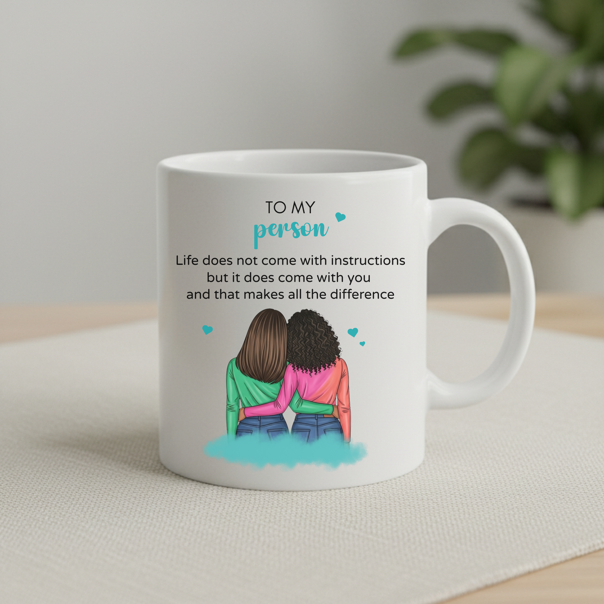 Personalized Friendship Mug 15oz - Custom Gift with Heartfelt Messages