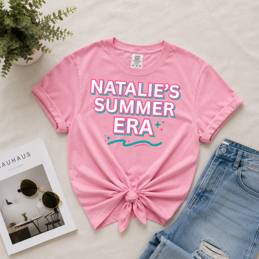 Personalized Summer Era T-Shirt | Custom Name Shirt