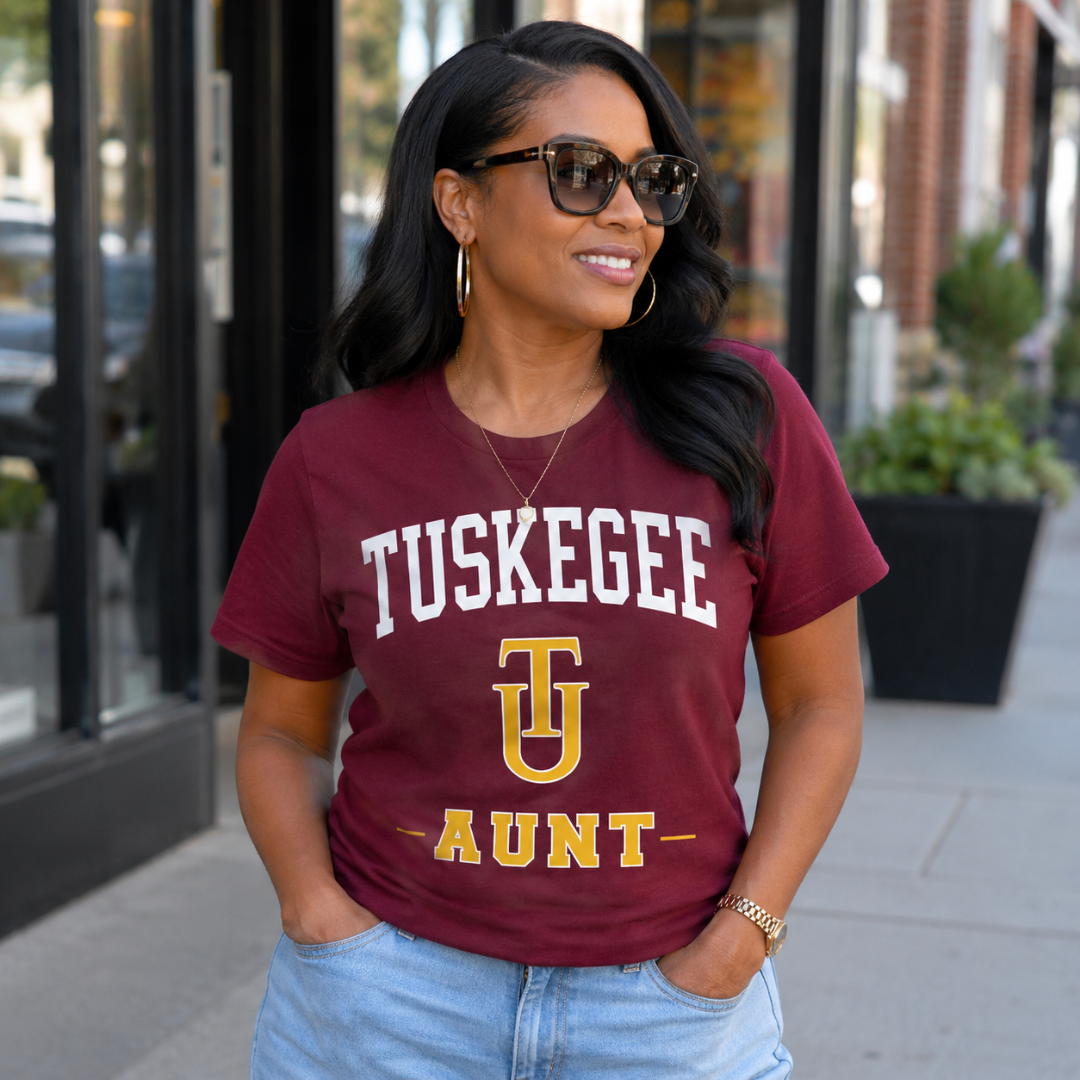 Tuskegee University Family Spirit Tee | HBCU School Monogram Apparel