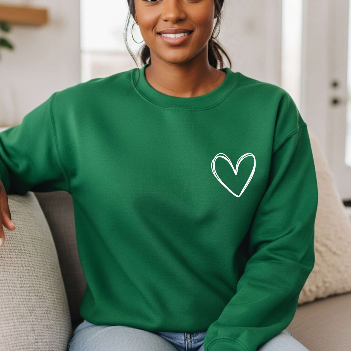 Valentines Heart Sweatshirt