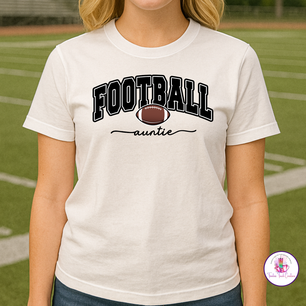 Football Family Custom Shirt, Personalized with 'Mama', 'Sister' 'Nana' or Any Family Member