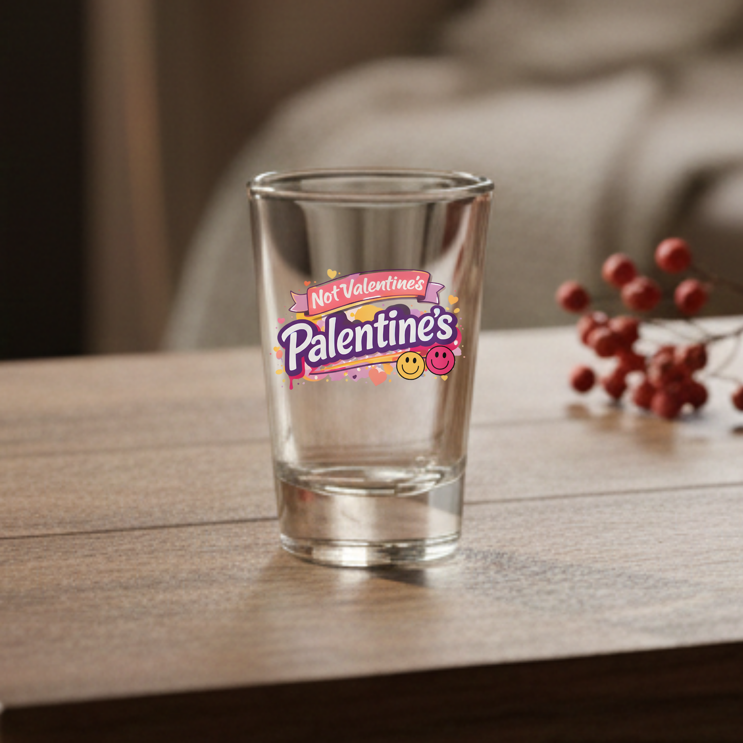 Palentine's Day Shot Glass - Friendship Celebration Gift