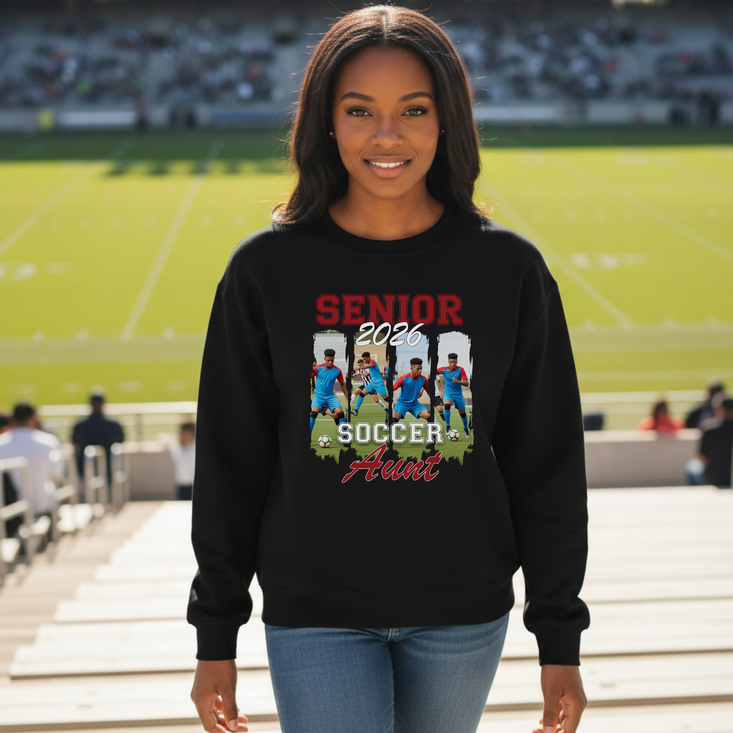 Senior 2026 Soccer Family Shirts & Sweatshirts Personalized Supporter Apparel