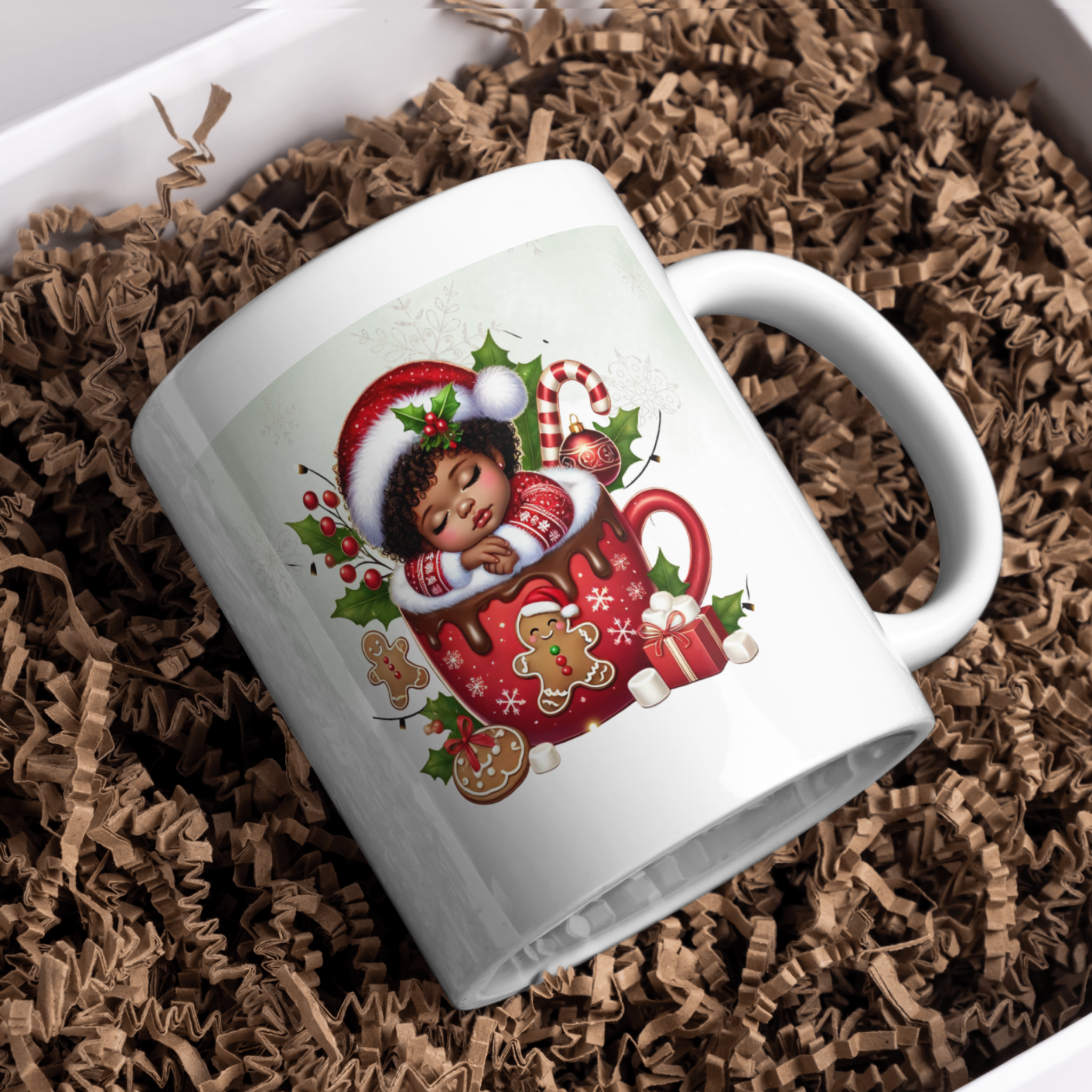 Christmas Mug | Festive Holiday Coffee Mug with Cute Christmas Designs
