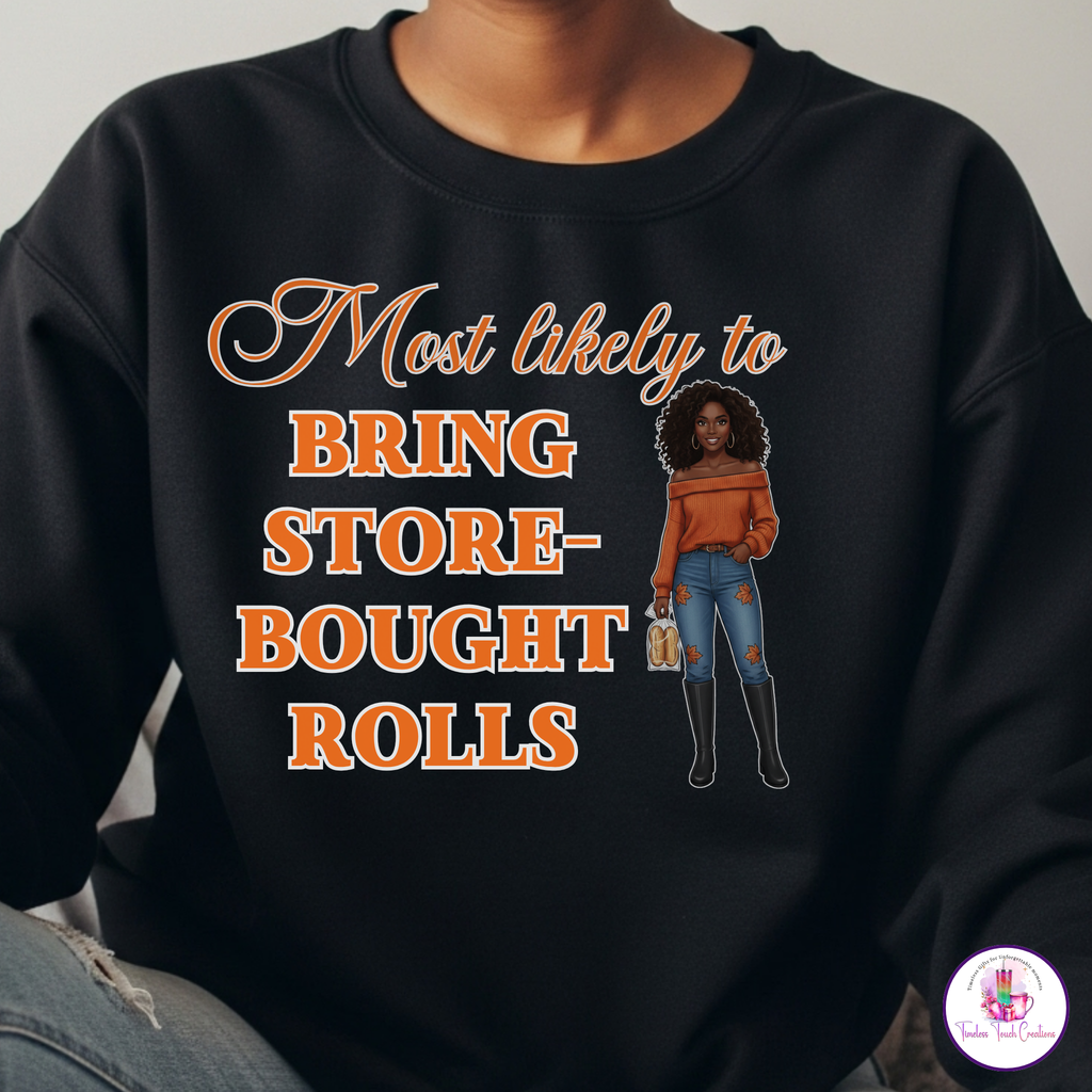 Funny Thanksgiving Shirt | Most Likely To Collection for Family and Friendsgiving | Gildan Softstyle Tee