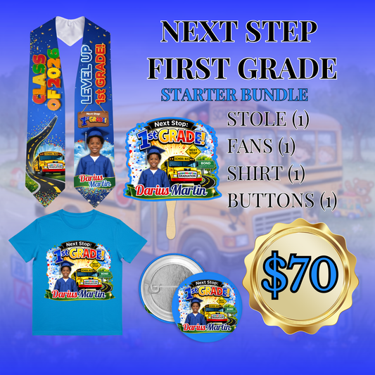 First Grade Graduation Bundle – Personalized Starter Set