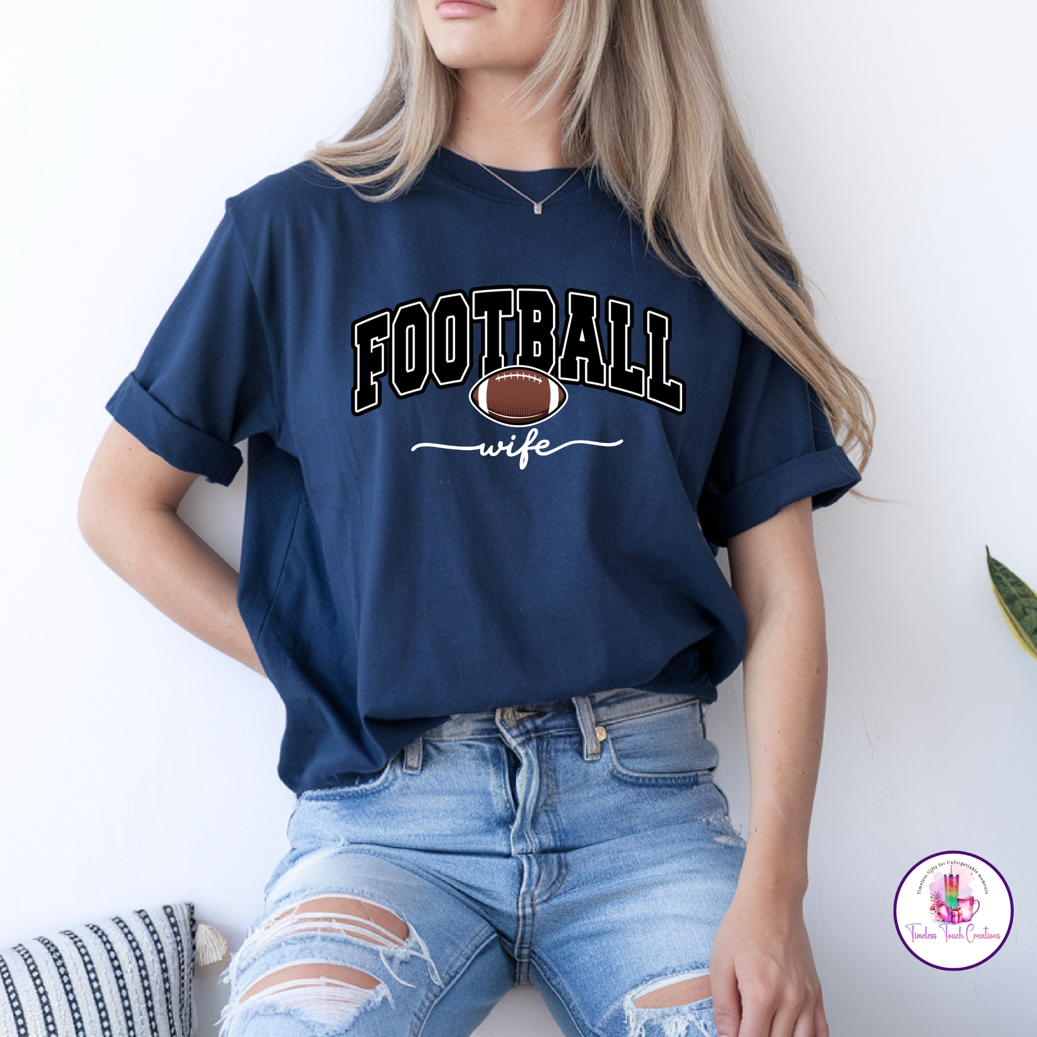 Football Family Custom Shirt, Personalized with 'Mama', 'Sister' 'Nana' or Any Family Member