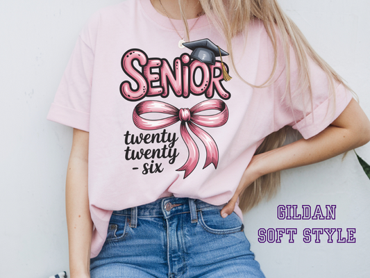Class of 2026 Senior Shirt or Crop Top – Cute Graduation Tee for High School Girls