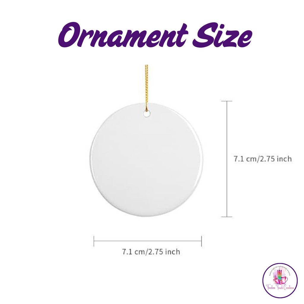 Personalized Christmas Ornament, Graduation Senior 2026 Keepsake Gift for High School & College Seniors