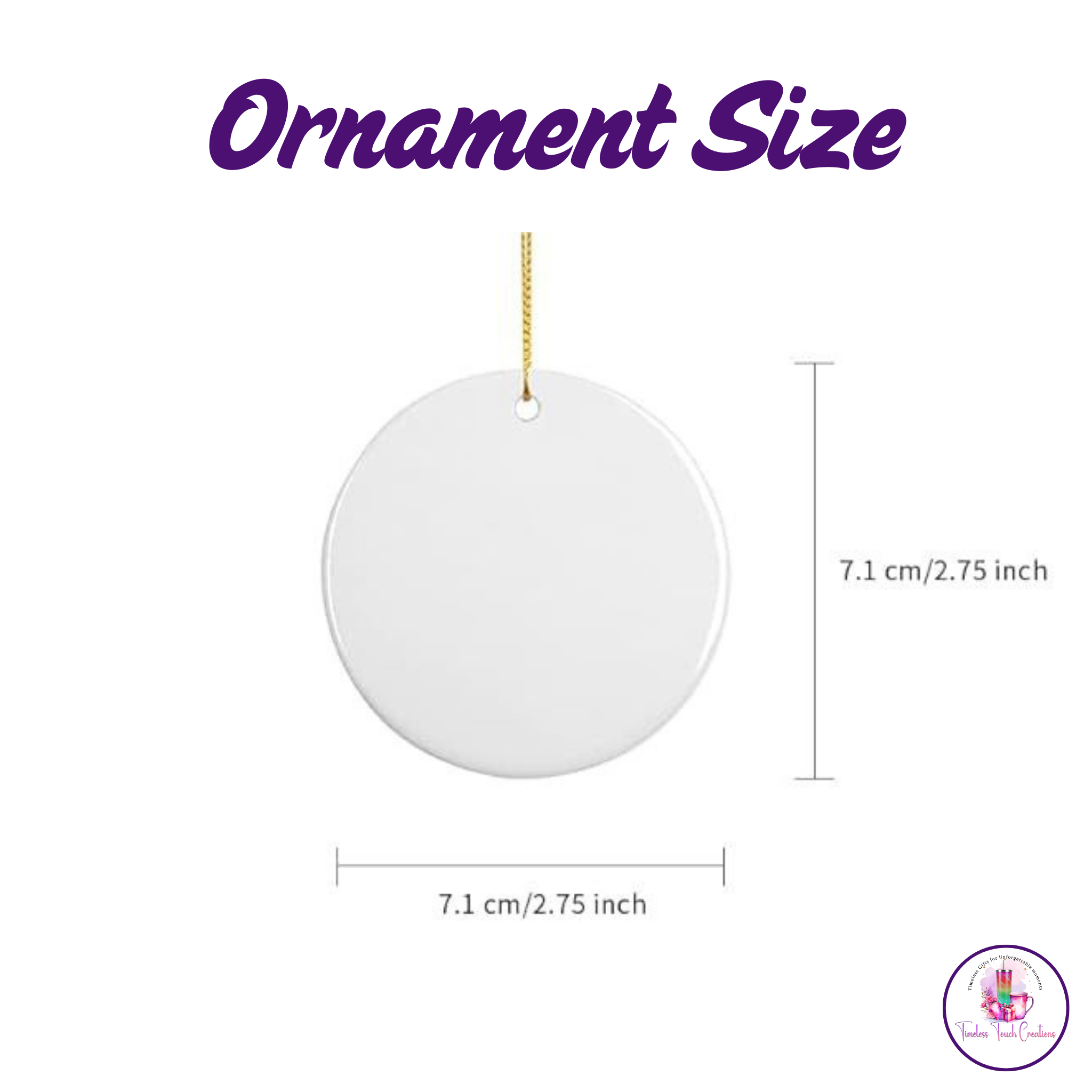 Personalized Christmas Ornament, Graduation Senior 2026 Keepsake Gift for High School & College Seniors