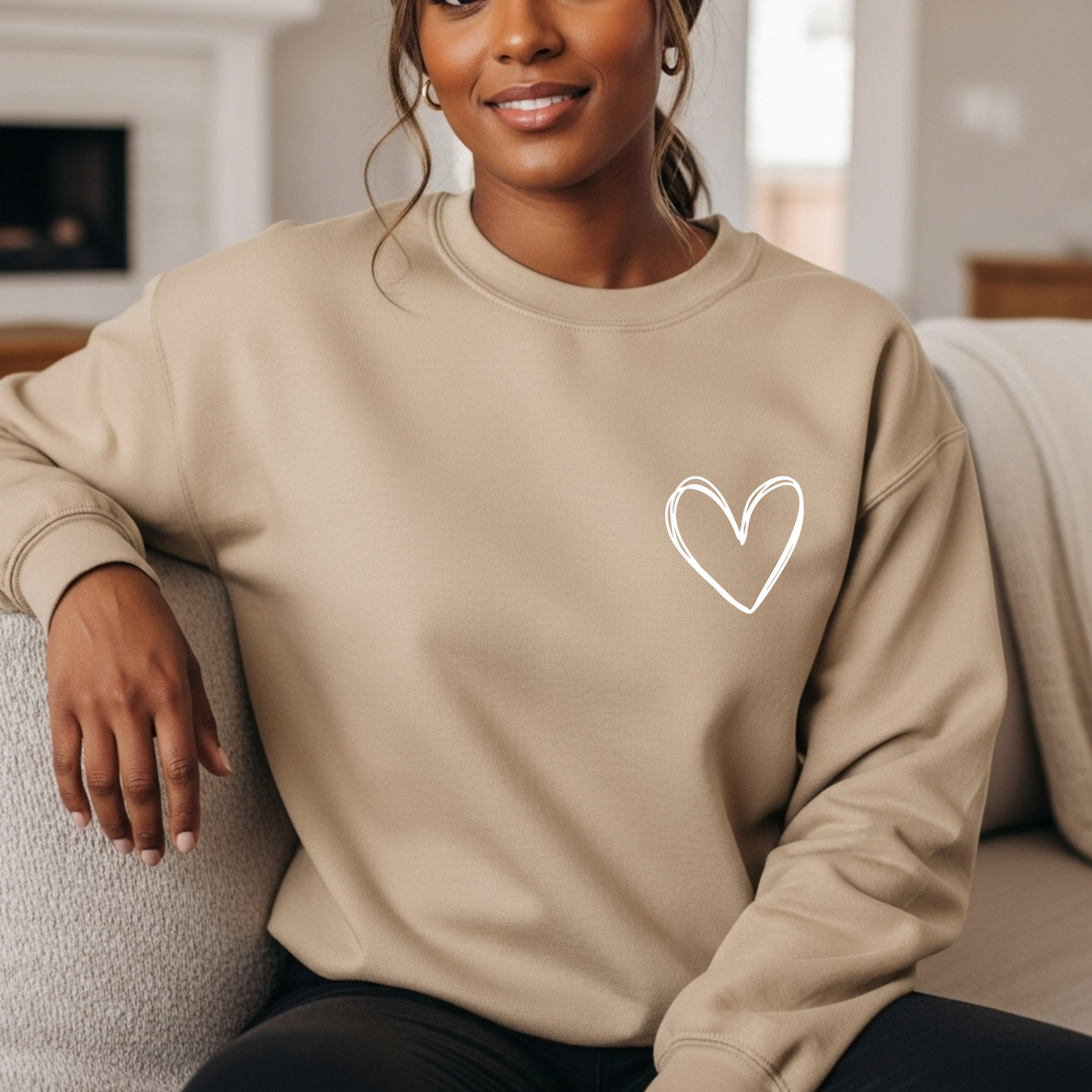 Valentines Heart Sweatshirt