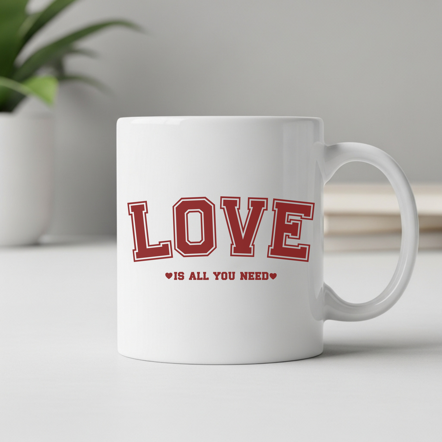 Love is all you need Ceramic Mug - 15 oz Gift-Ready Coffee Cup