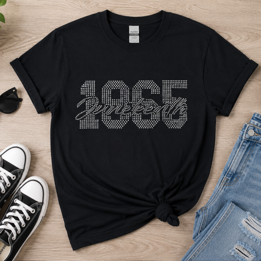 Juneteenth 1865 Rhinestone T-Shirt | Black History Freedom Day Graphic Tee